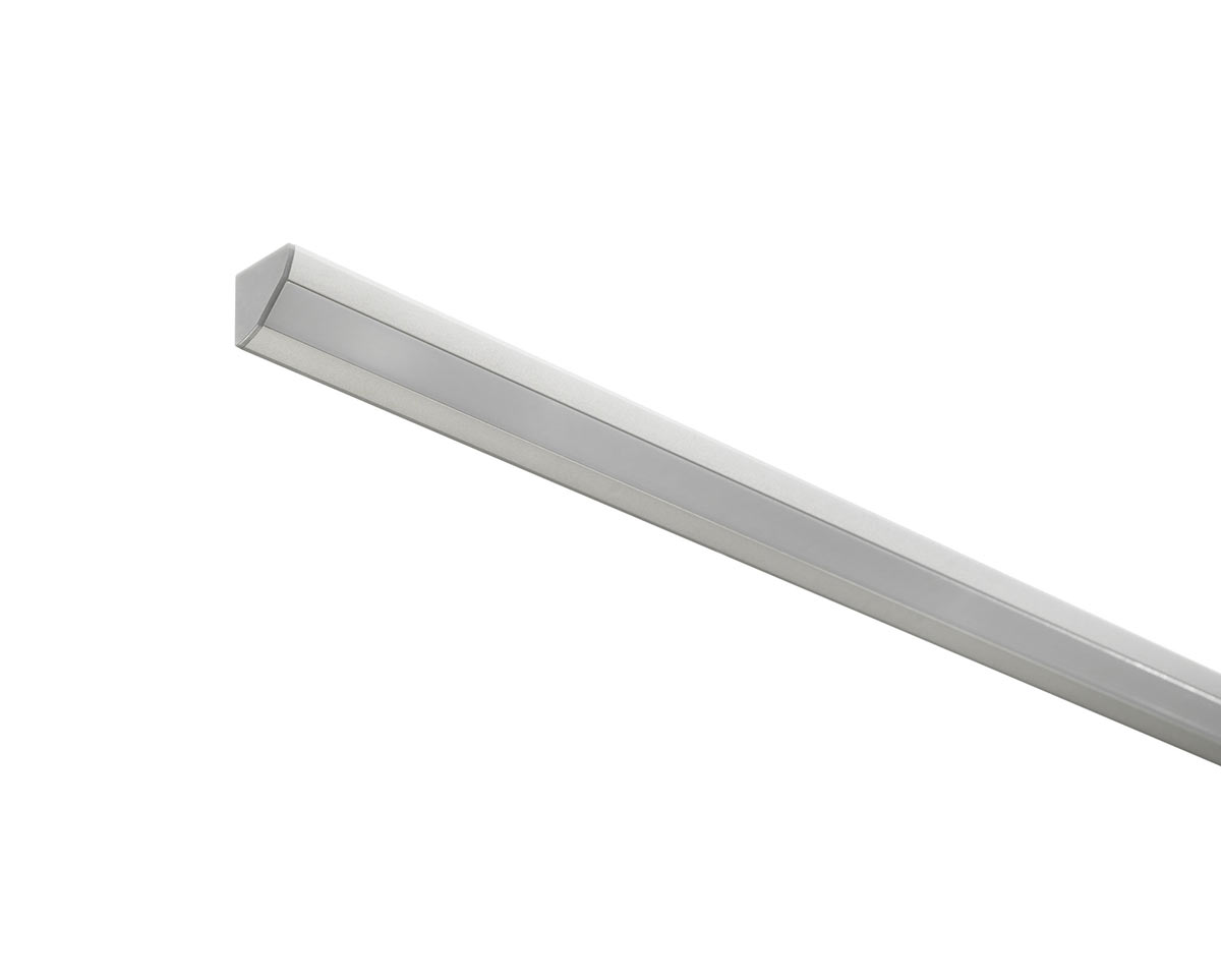 Sotto pensile led ultra sottile 150 cm in alluminio bianco